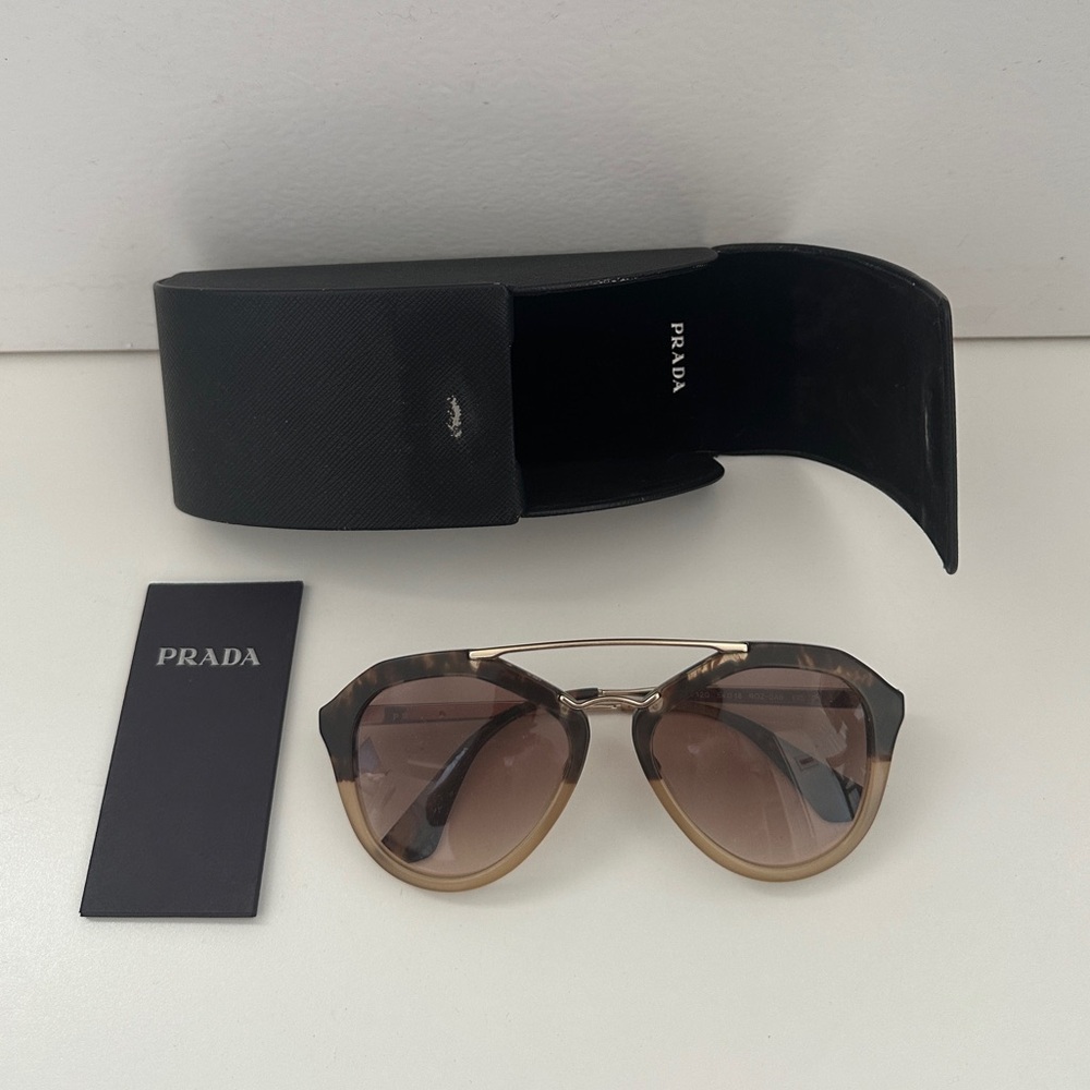 Prada Women's Brown Gladiator Sunglasses
